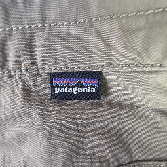 Patagonia Shorts Mens 40 Brown Khaki Organic Cotton Nylon Hiking Outdoor Casual - Picture 3 of 9